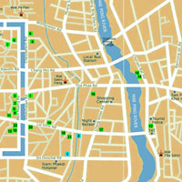 Downtown Chiang Mai Map