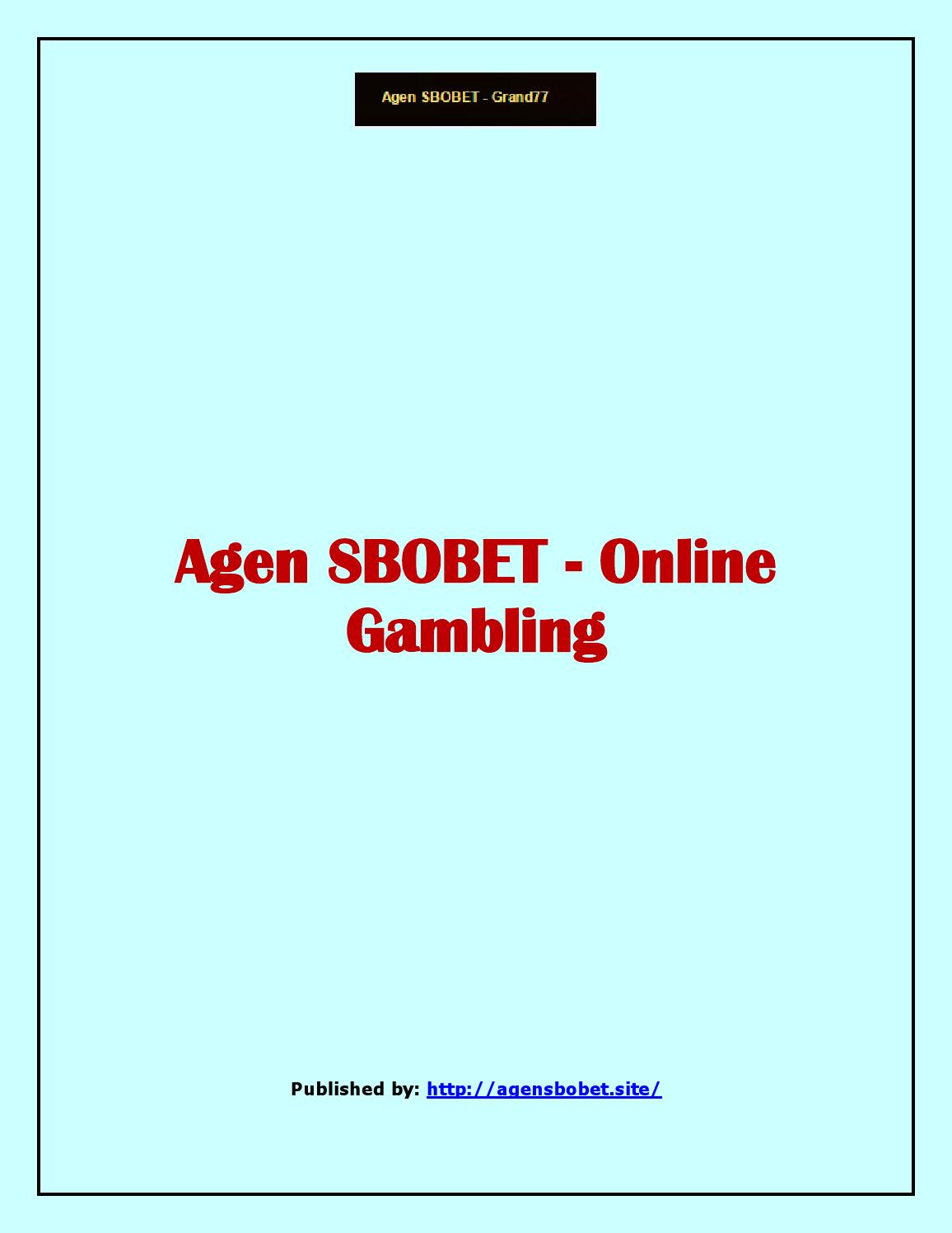gambling sbobet